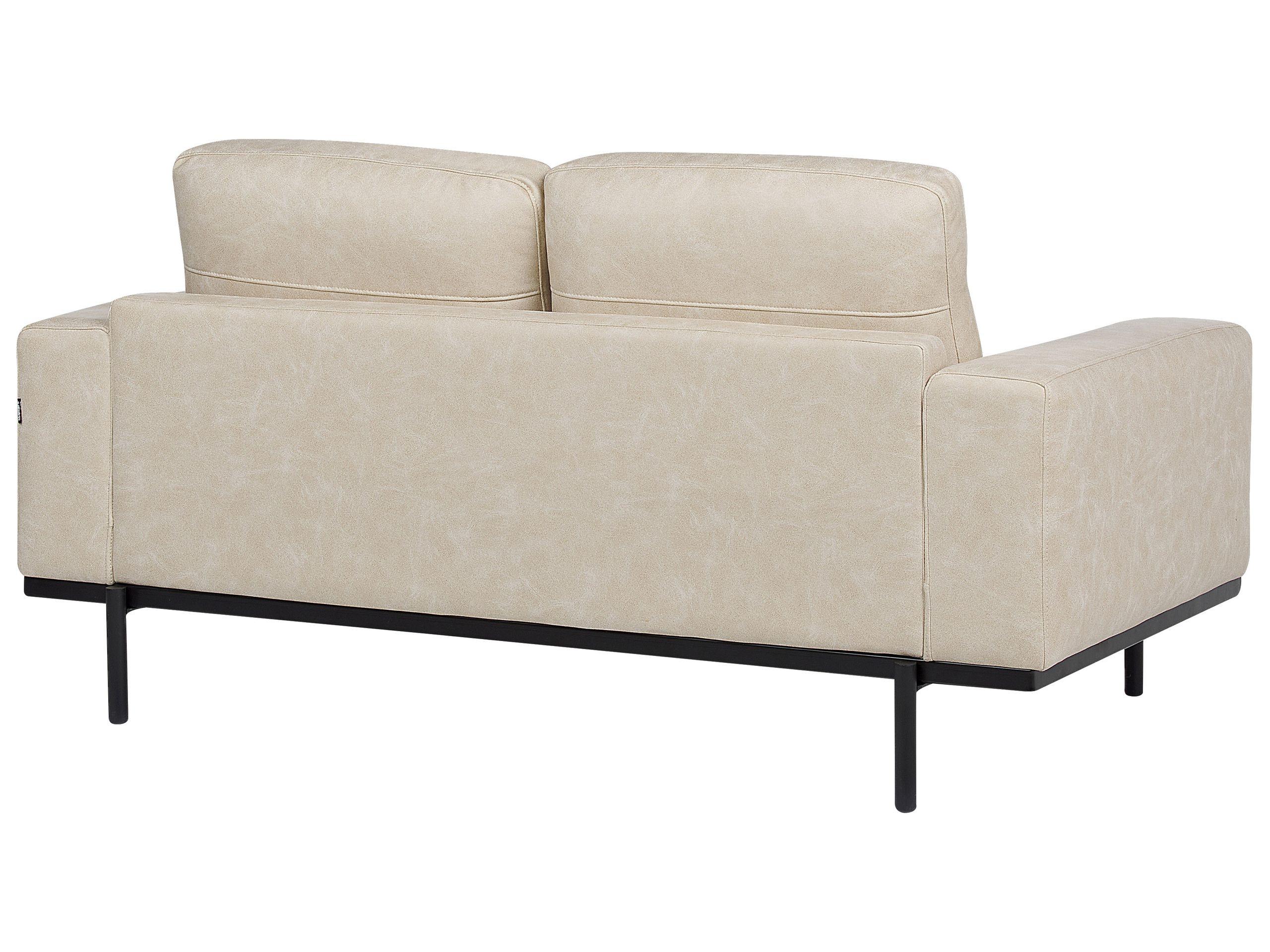 Beliani 2 Sitzer Sofa aus Polyester Modern SOVIK  