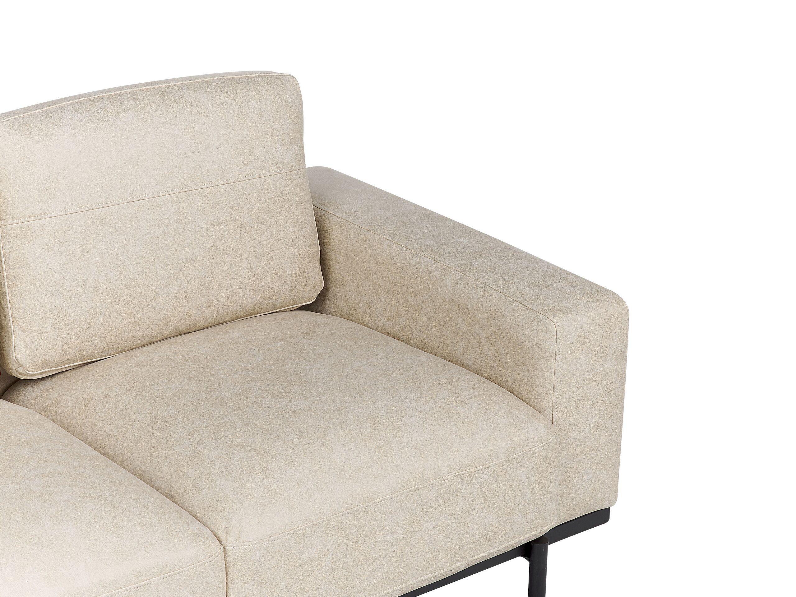 Beliani 2 Sitzer Sofa aus Polyester Modern SOVIK  