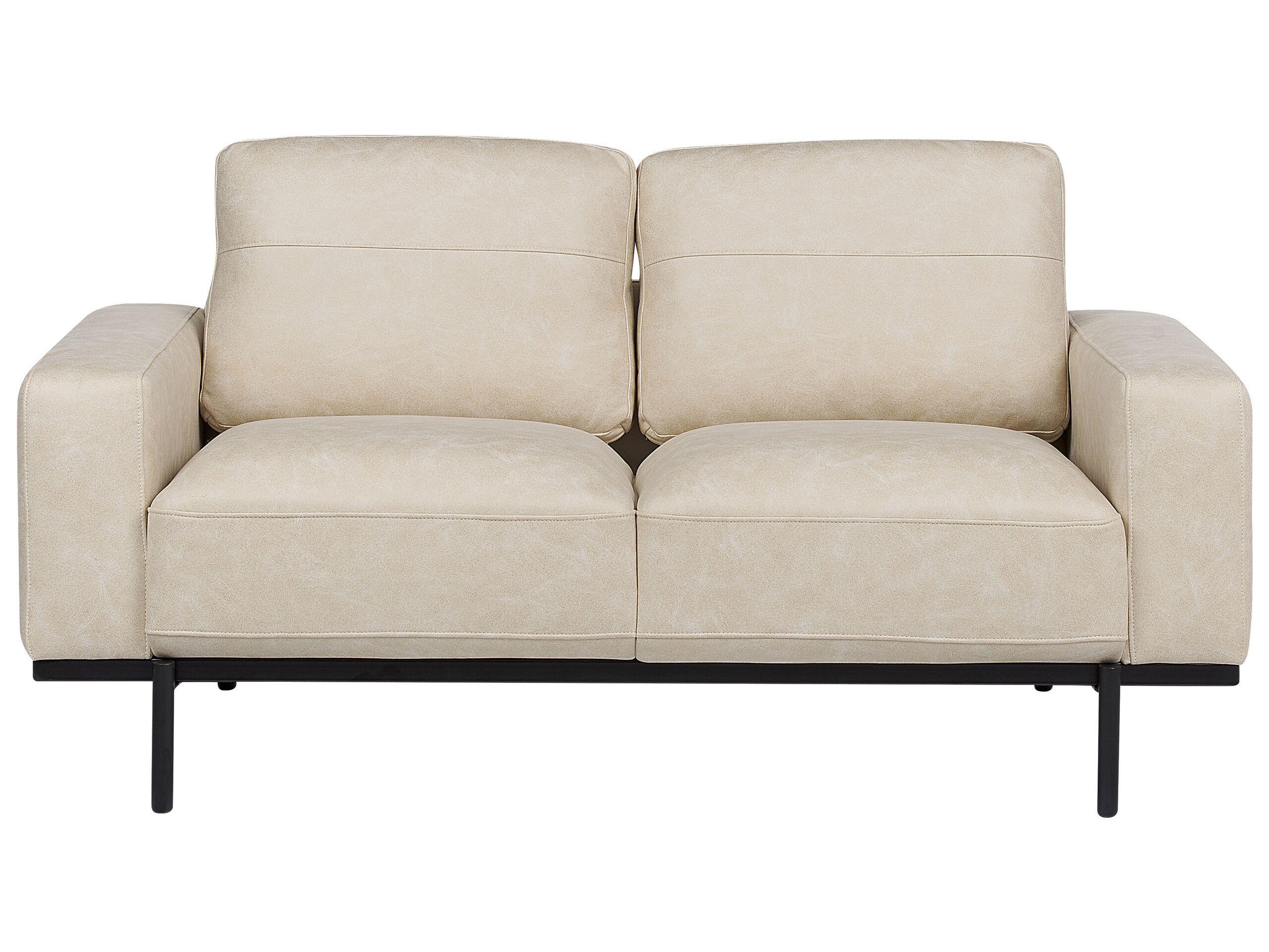 Beliani 2 Sitzer Sofa aus Polyester Modern SOVIK  