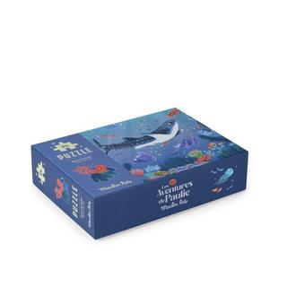 Moulin Roty  Leuchtendes Walfisch Puzzle 