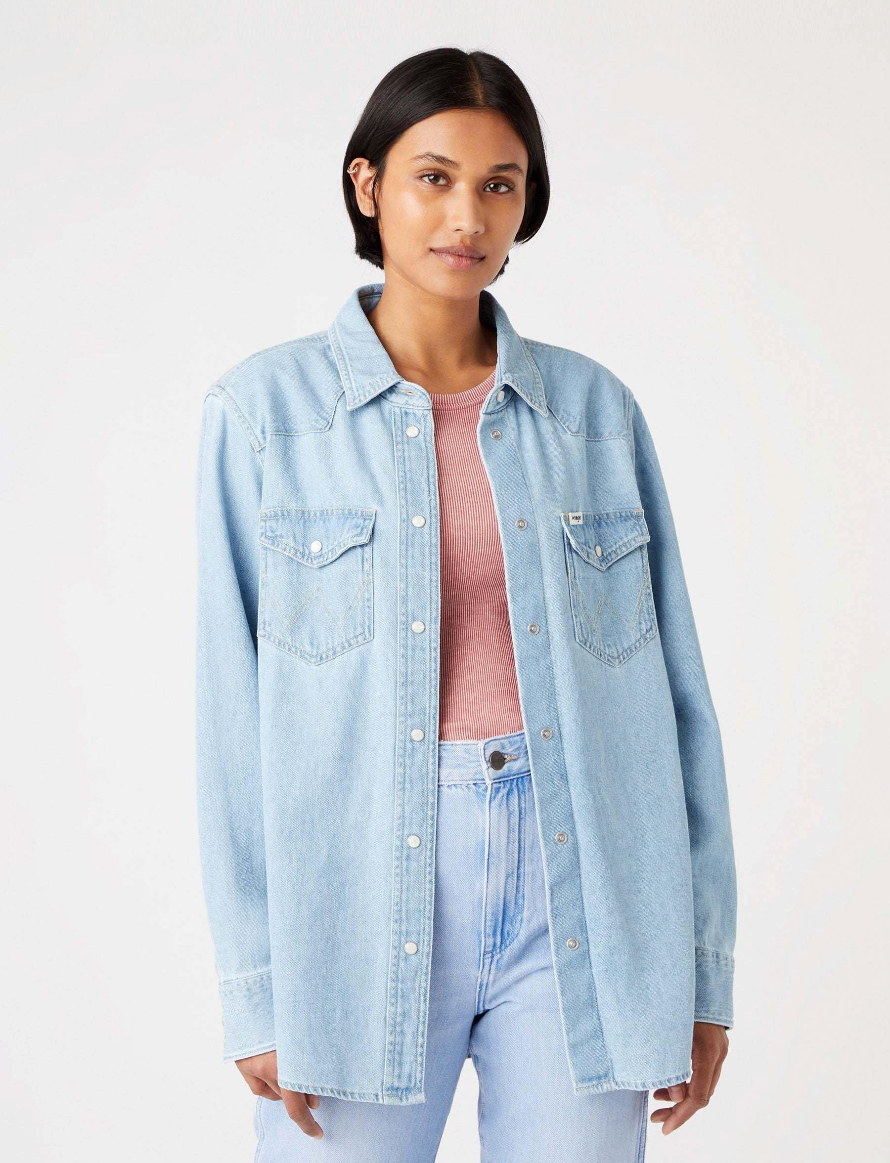 Image of Hemd Heritage Damen Hellblau ONE SIZE