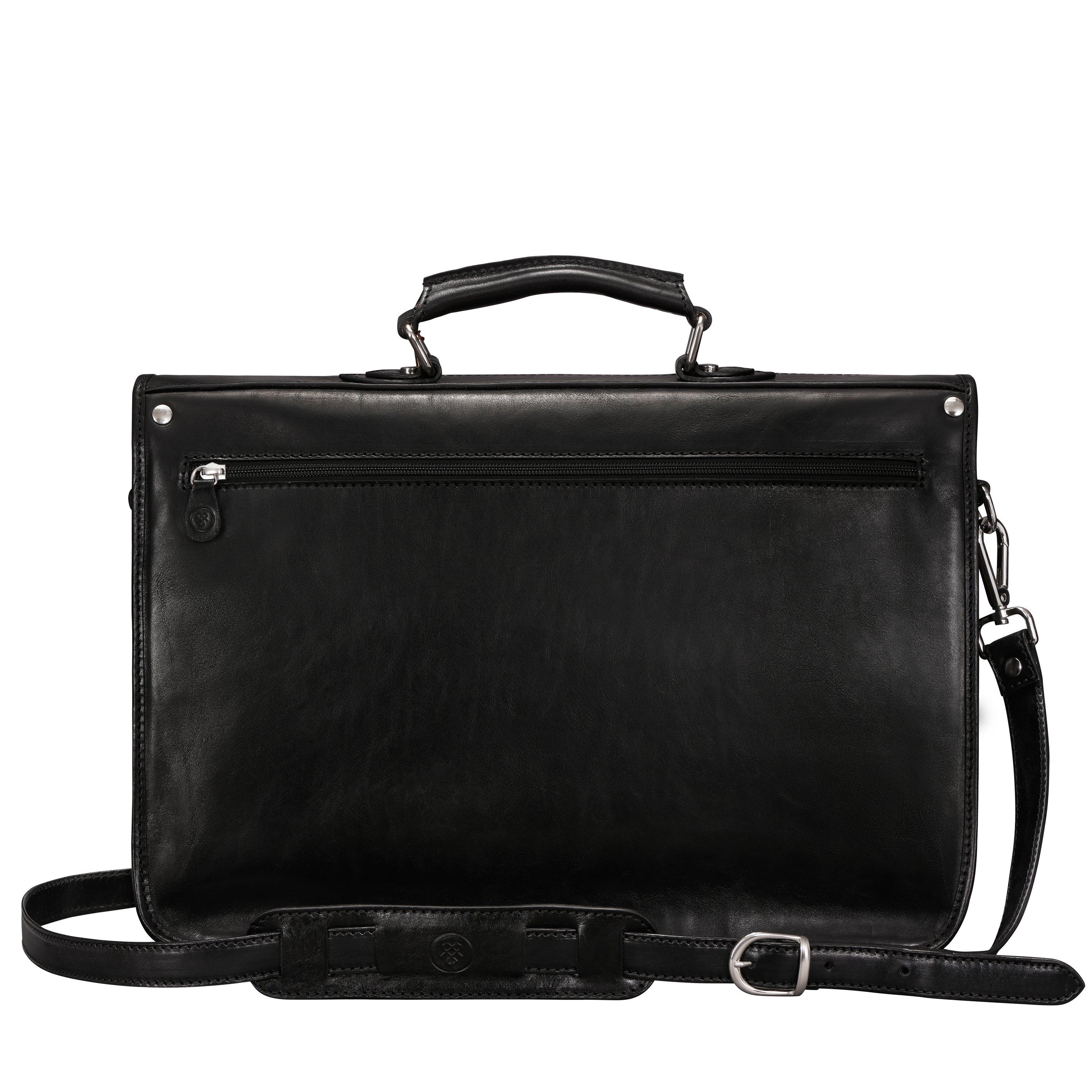 Maxwell Scott  Loreto Large - Business 17’’ Laptop Satchel 