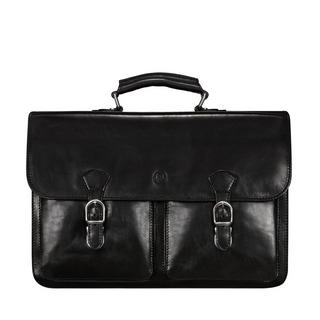 Maxwell Scott  Loreto Large - Business 17’’ Laptop Satchel 