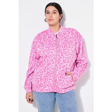 Blouse oversize, léopard coloré