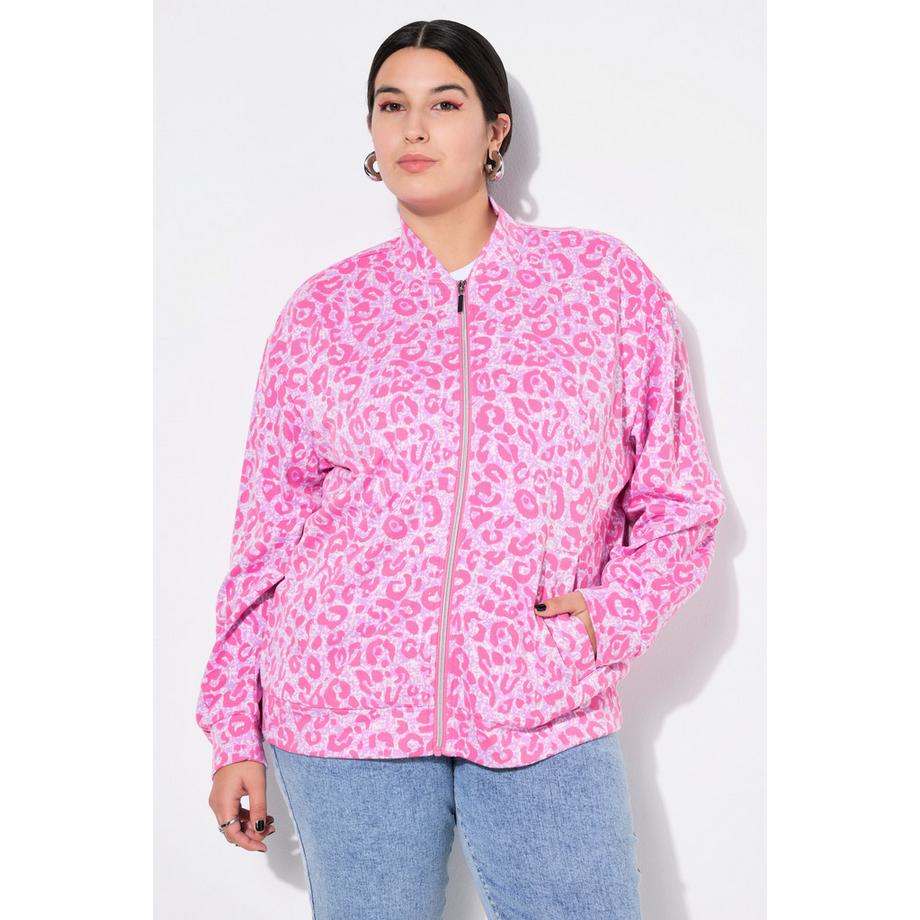 Studio Untold Blouson Oversize Imprimé Léopard Coloré  