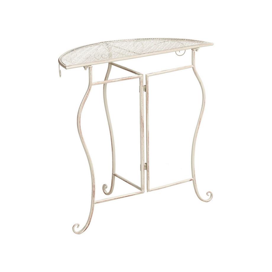 Beliani Outdoor Bistrotisch aus Eisen Retro FOLELLI  