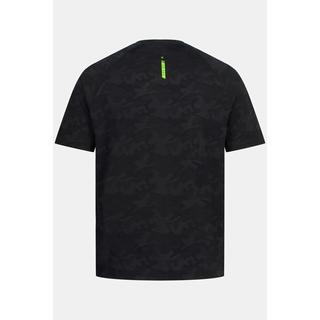 JP1880  T-shirt per il fitness con mezze maniche e fantasia camouflage 