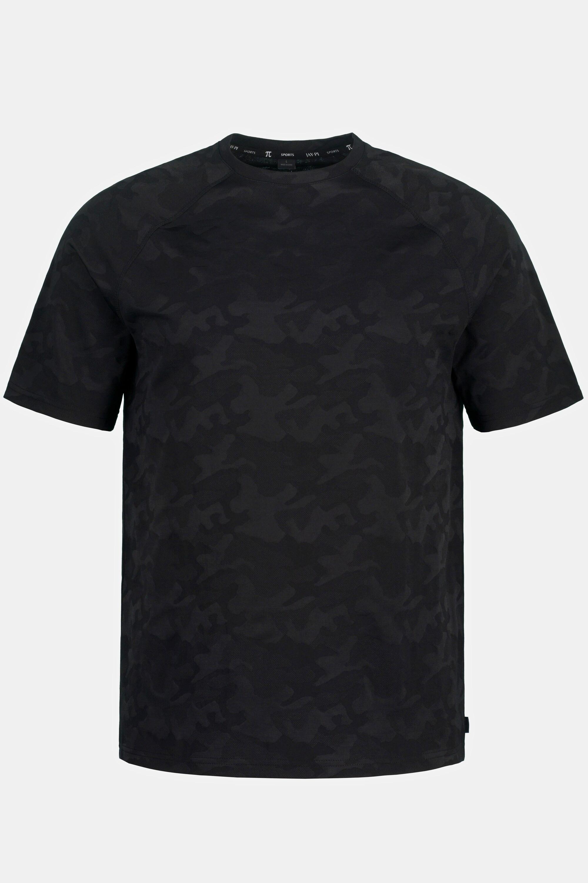 JP1880  T-shirt per il fitness con mezze maniche e fantasia camouflage 