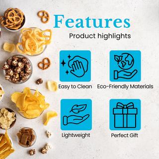 Intirilife Intirilife Keramik Dip-Schalen Set – 4 Schälchen in Blattform  