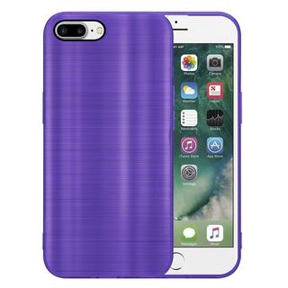 Cadorabo  Housse compatible avec Apple iPhone 7 PLUS / 7S PLUS / 8 PLUS - Coque de protection en silicone TPU flexible au design brossé 