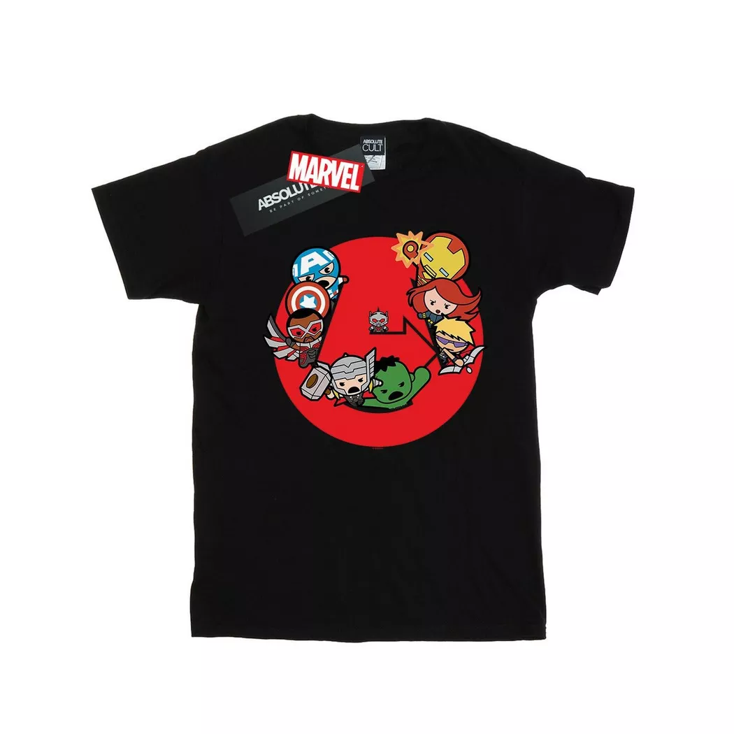 MARVEL - Avengers Ready Steady War TShirt, für Damen, Schwarz, Größe S