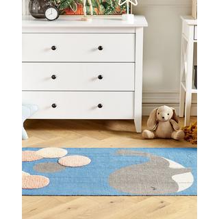 Beliani Tapis enfant en Coton Traditionnel BALABANG  