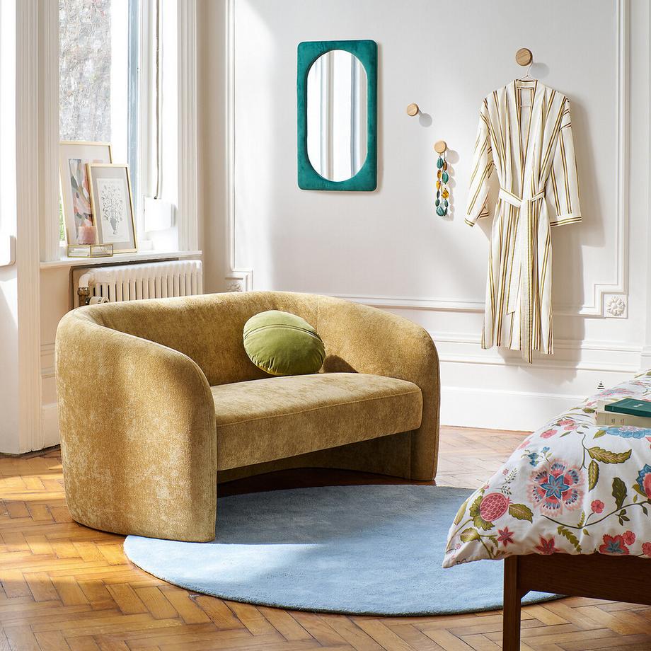 La Redoute Intérieurs Coussin rond velours  