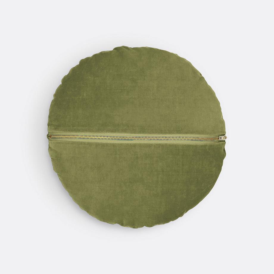 La Redoute Intérieurs Coussin rond velours  