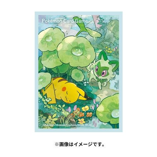 Pokémon  Pokemon Center Original Deck Sleeves Pikachu & Sprigattito 