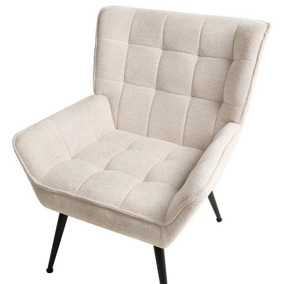 Beliani Fauteuil en Tissu  BELLINGMO  