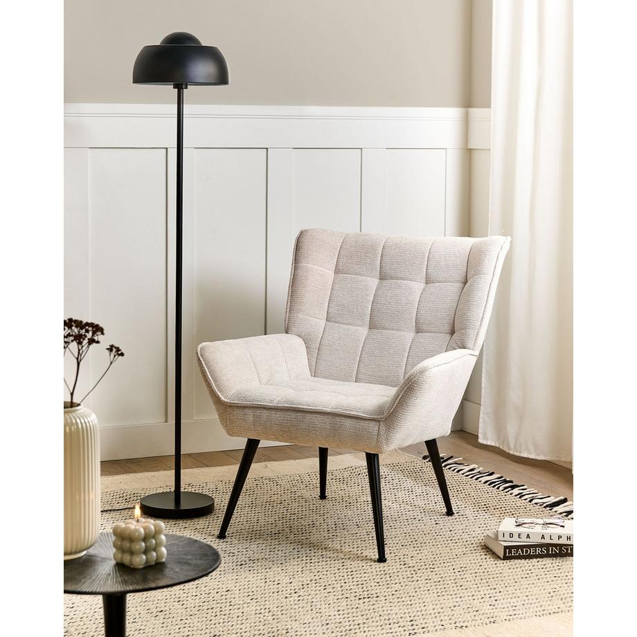 Beliani Fauteuil en Tissu  BELLINGMO  