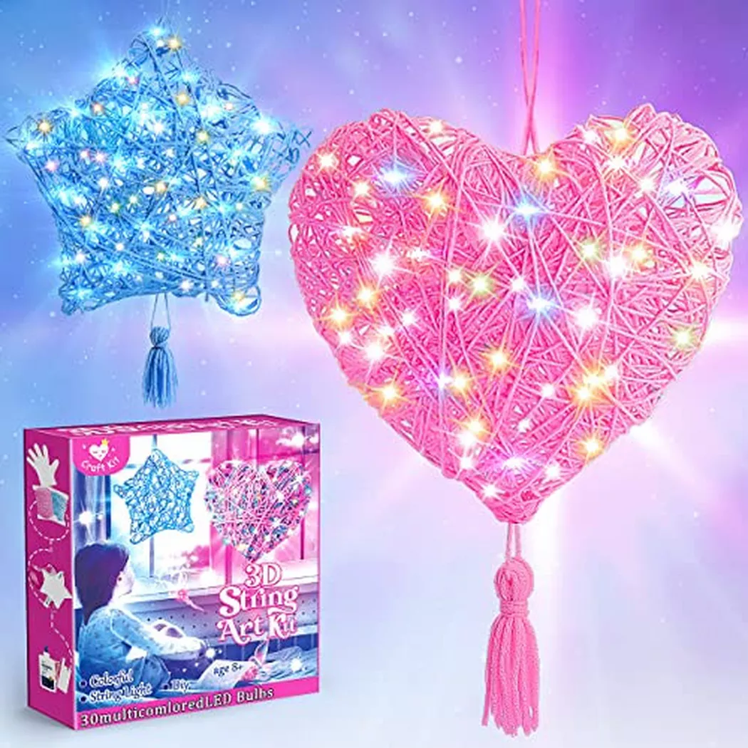 Activity-board - Bastelset für Mädchen, Geschenk Laterne Handgemachte Dekorationen, One Size, Multicolor