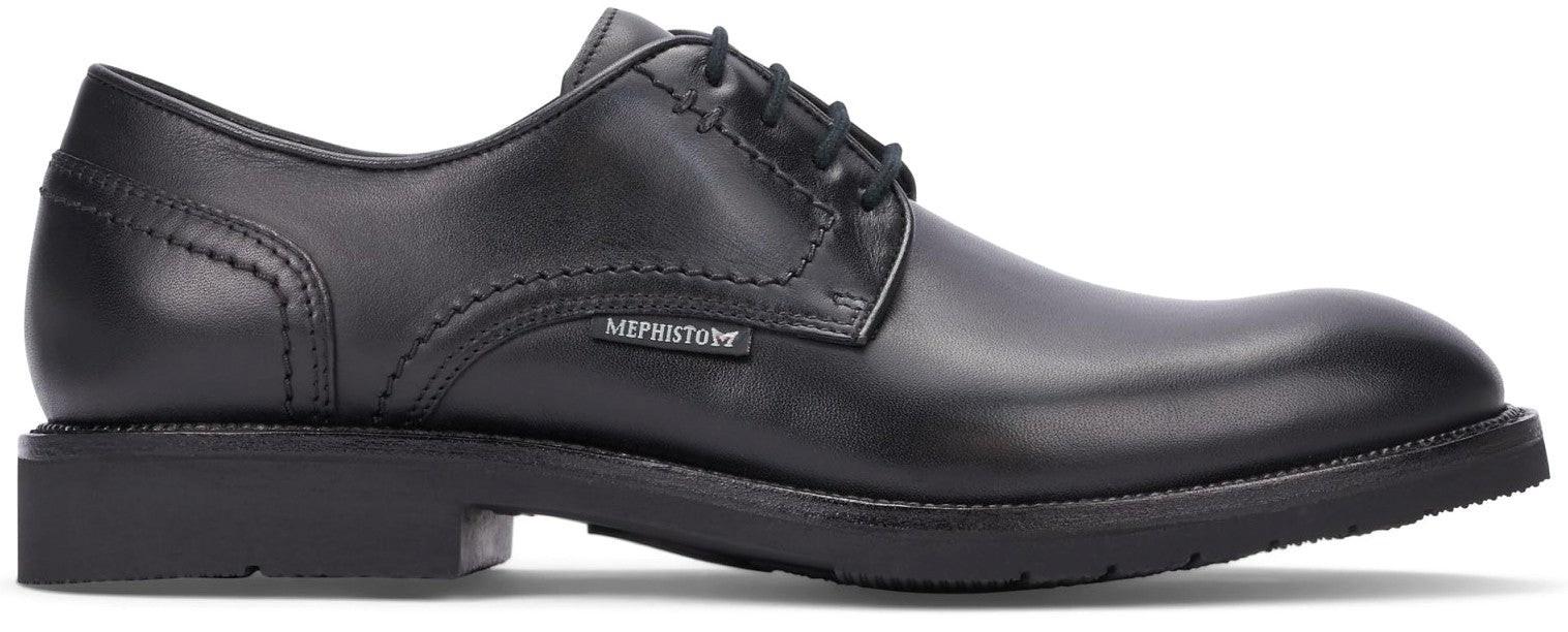 Image of Nikola - Leder Schnürschuh Herren Schwarz 45.5