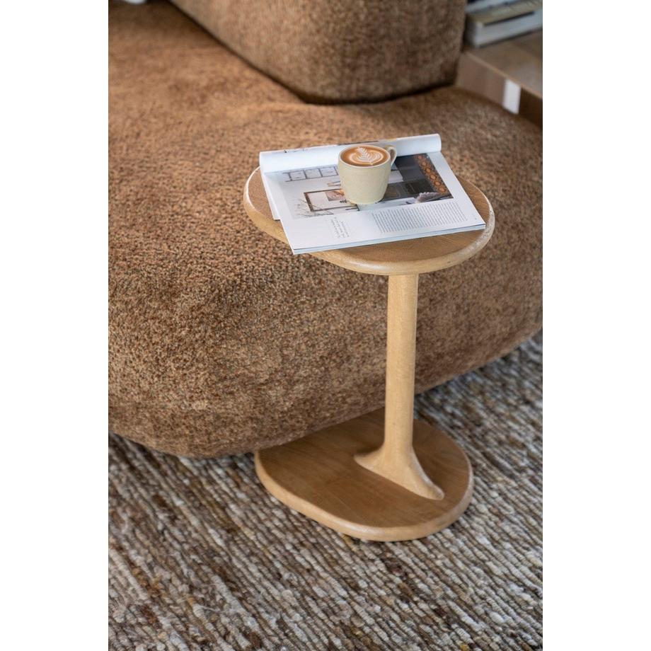 mutoni Table d'appoint Fenix Mango naturel  