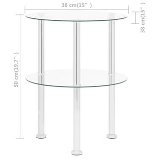 VidaXL Couchtisch glas  