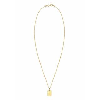 Kuzzoi  Collier Marque Plaque Militaire Brossée 