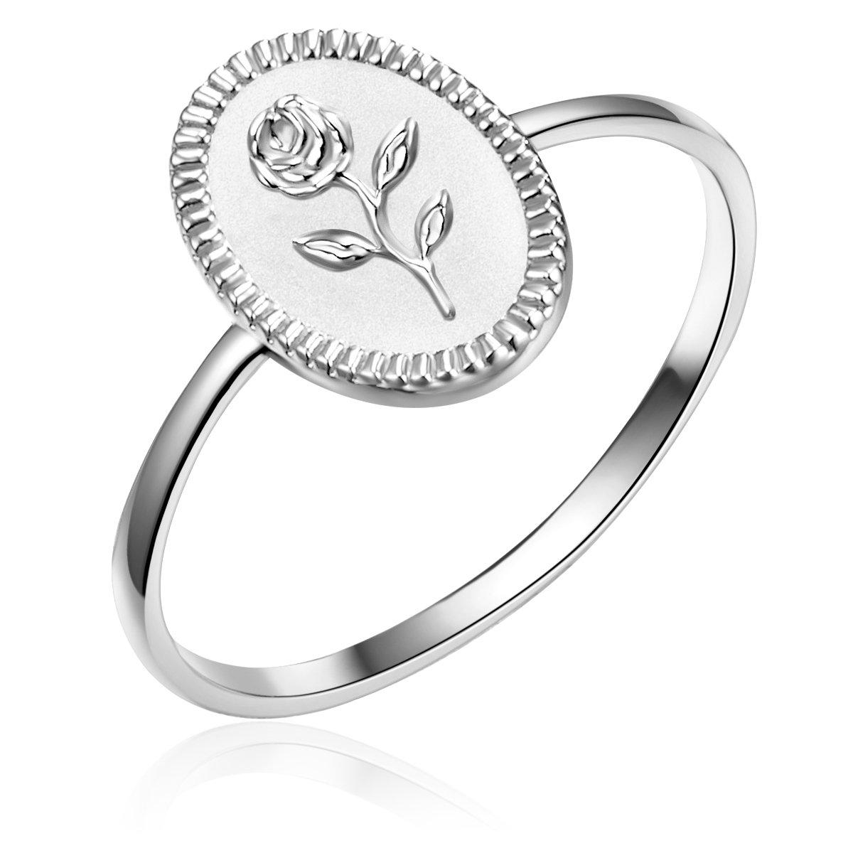 Glanzstücke München  Femme Bague en argent Fleur 