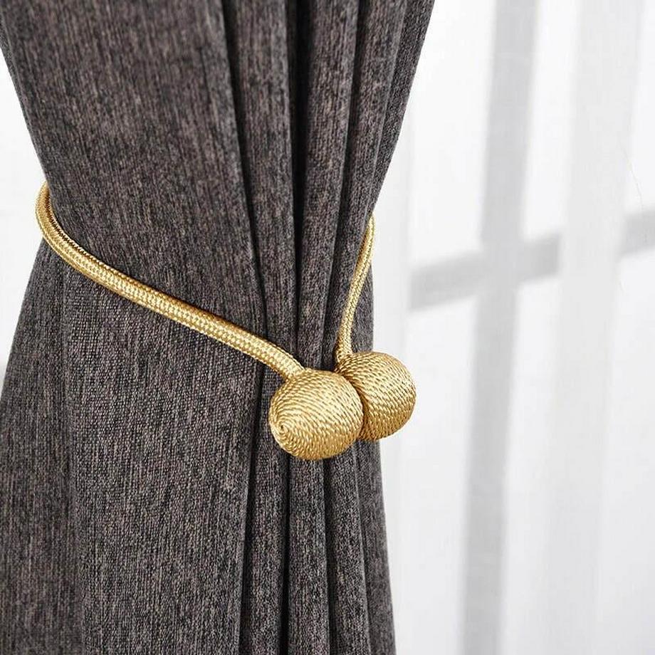 Northio  Embrasse pour rideaux, magnétique - Or 