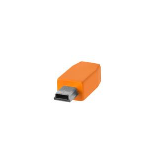 Tether Tools  CUC2415-ORG cavo USB 4,6 m USB 2.0 USB C Mini-USB B Arancione 