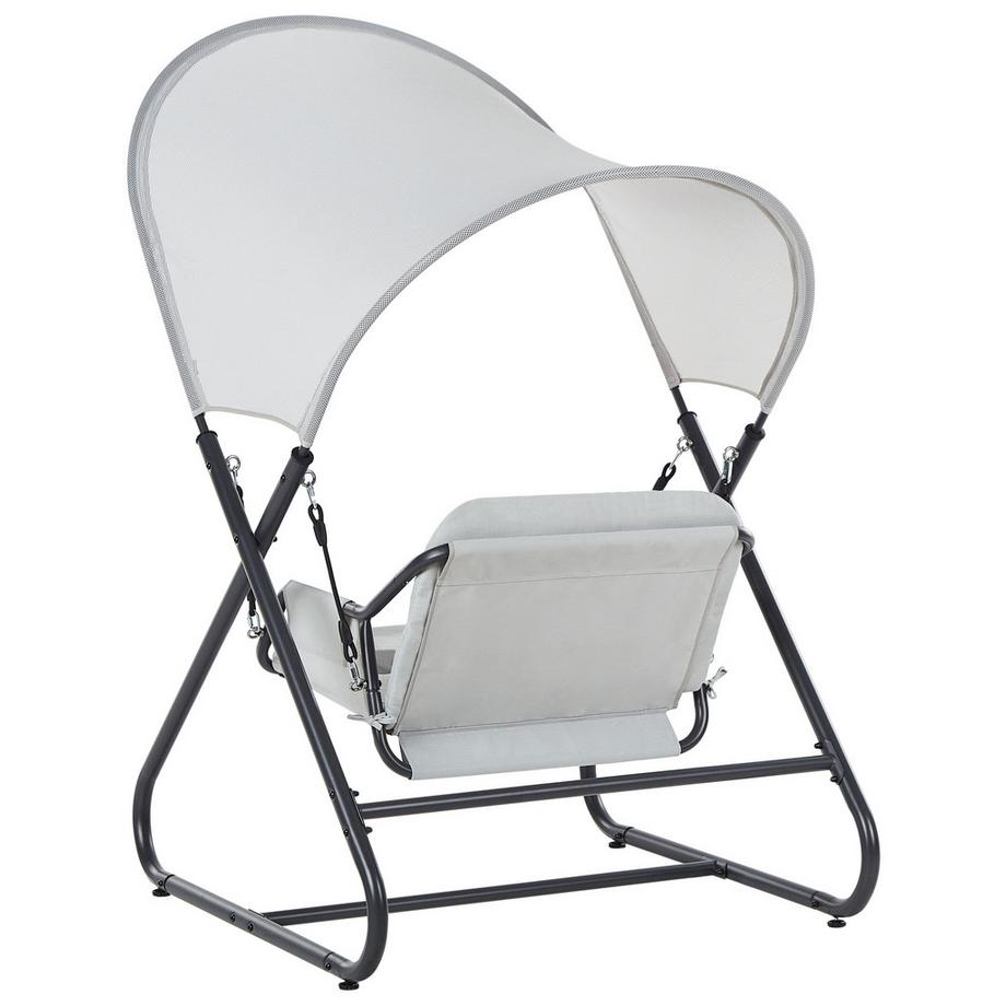 Beliani Dondolo da giardino en Acciaio Mediterraneo SOLAGNA  