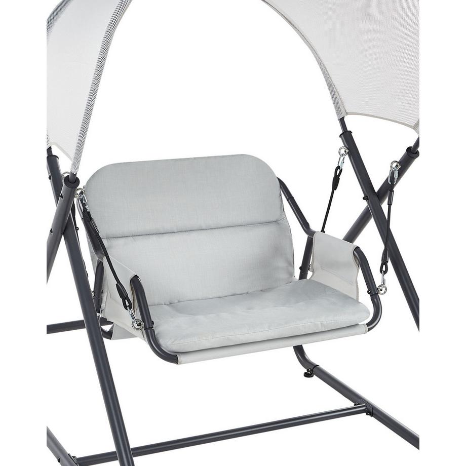 Beliani Dondolo da giardino en Acciaio Mediterraneo SOLAGNA  