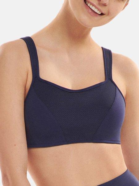 Image of Vorgeformter Sport-bh Ohne Bügel Relax Damen Blau F/70