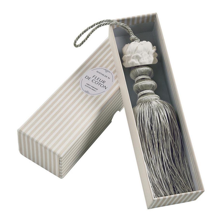 Mathilde M  Pompon parfumé Fleur Royale - Fleur de coton 