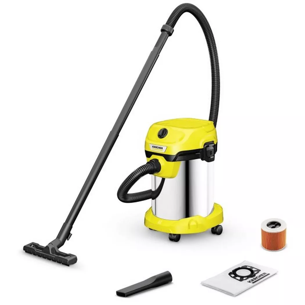 KÄRCHER – Nass-/Trockensauger WD 3 V-17/4/20 1000W, Gelb Bunt, One Size