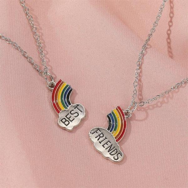 eStore  Collier de l'amitié, Best Friends - Arc-en-ciel 