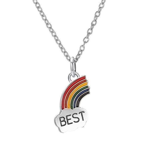 eStore  Collier de l'amitié, Best Friends - Arc-en-ciel 