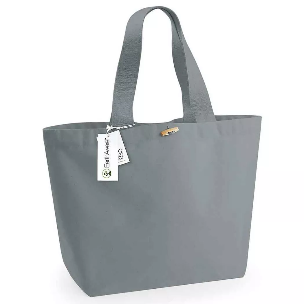 Westford Mill - Organic Marina XL Einkaufstasche, für Damen, Grau, Größe Onesize