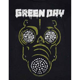 Green Day  Green Mask TShirt  Raglanärmel 