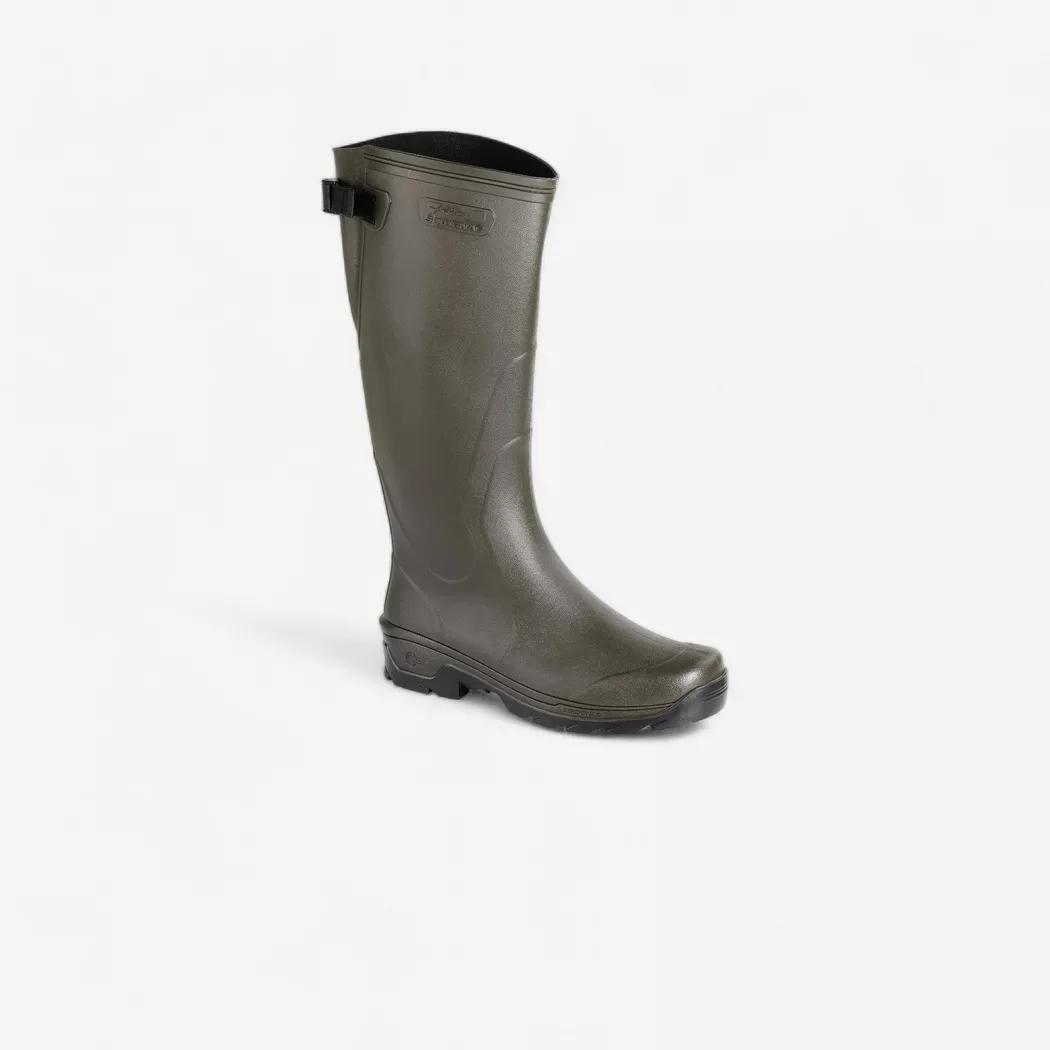 SOLOGNAC - Stiefel für Jagd und Gartenarbeit, 43, Moosgrün