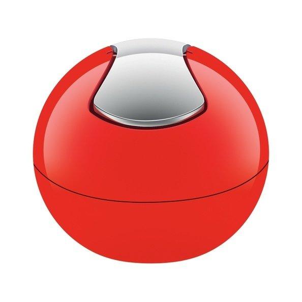 Image of Schwingdeckeleimer PP SCHÜSSEL 1L Rot Schwingdeckeleimer PP SCHÜSSEL 1L Rot