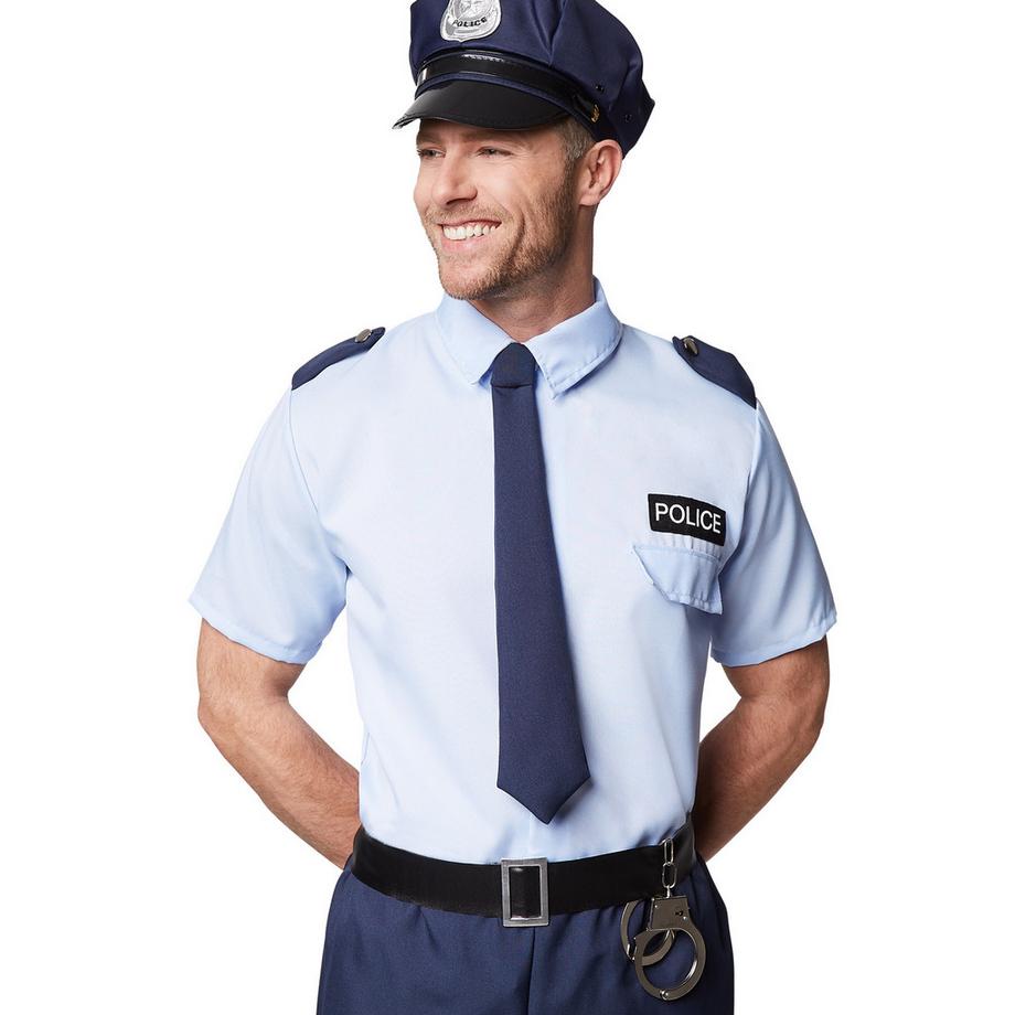 Tectake  Costume d’officier de police pour homme 