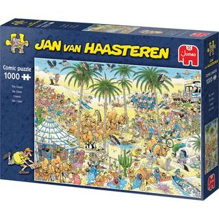 JUMBO  Jumbo 20048 Die Oase-1000 Teile Puzzlespiel, Mehrfarbig 