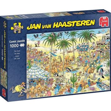 Jumbo 20048 Die Oase-1000 Teile Puzzlespiel, Mehrfarbig