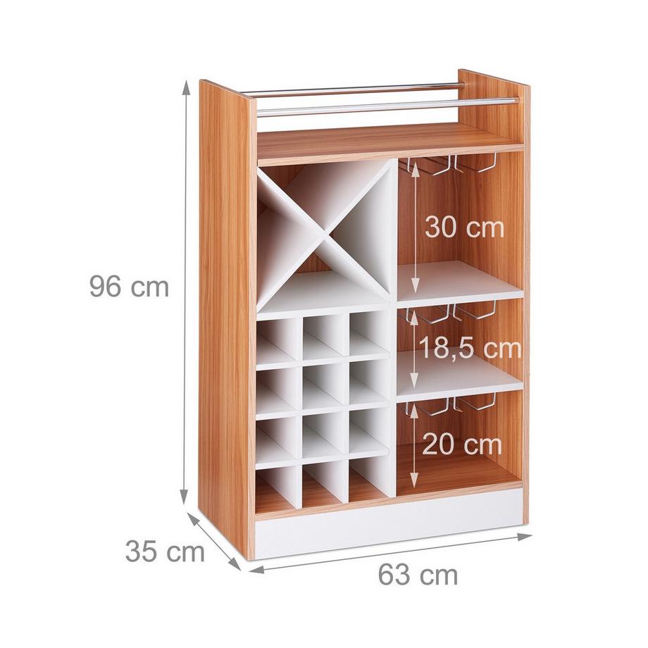 B2X Großes Weinregal  