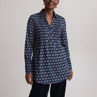 La Redoute Collections  Langärmelige Bluse mit Hemdkragen 