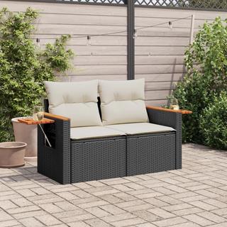 VidaXL Canapé de jardin rotin synthétique  