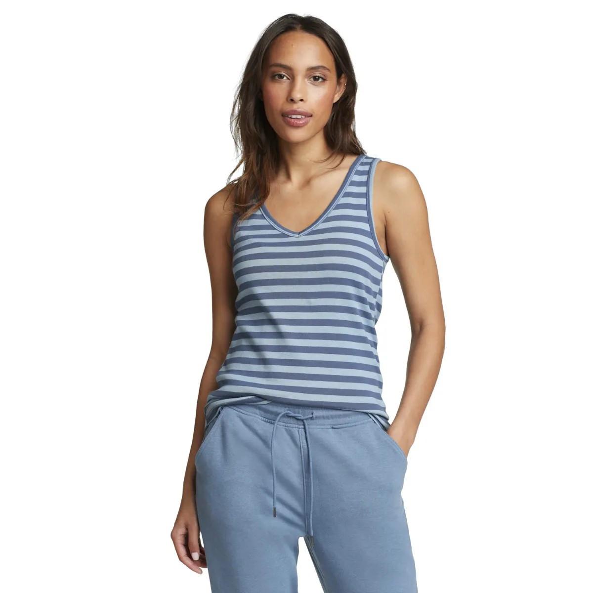 Image of Favorite Ärmelloses Oberteil Vausschnitt Unisex Blau S