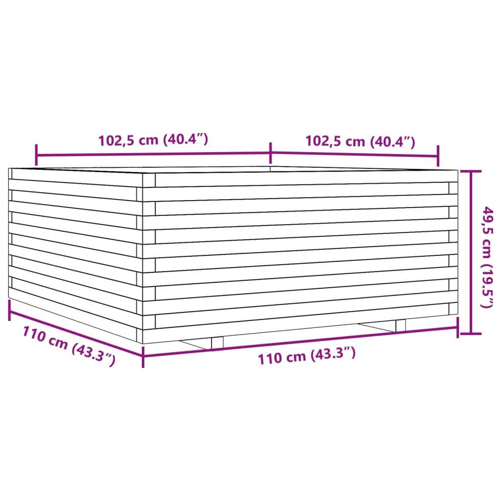 VidaXL Jardinière bois  