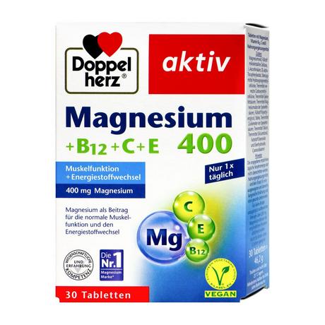 Doppelherz  Doppelherz Magnesium 400 B12 C E 