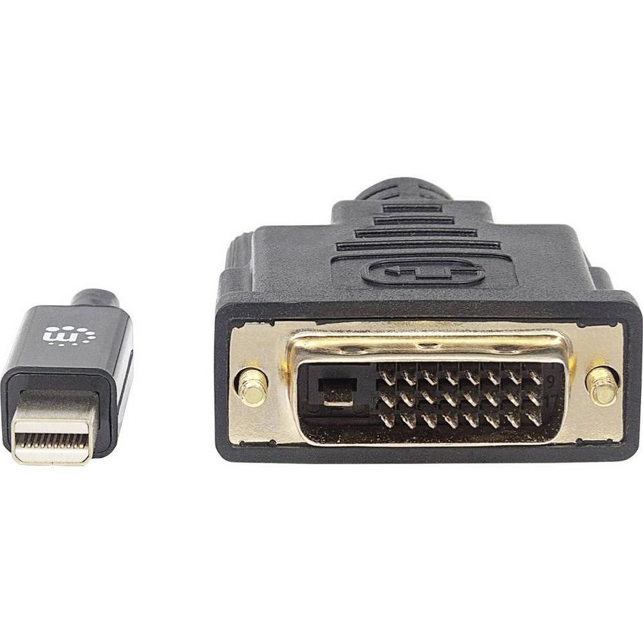 Manhattan  Mini-DisplayPort 1.2a auf DVI-Kabel Mini-DisplayPort 1.2a-Stecker auf DVI-D 24+1-Stecker 1.8 m 